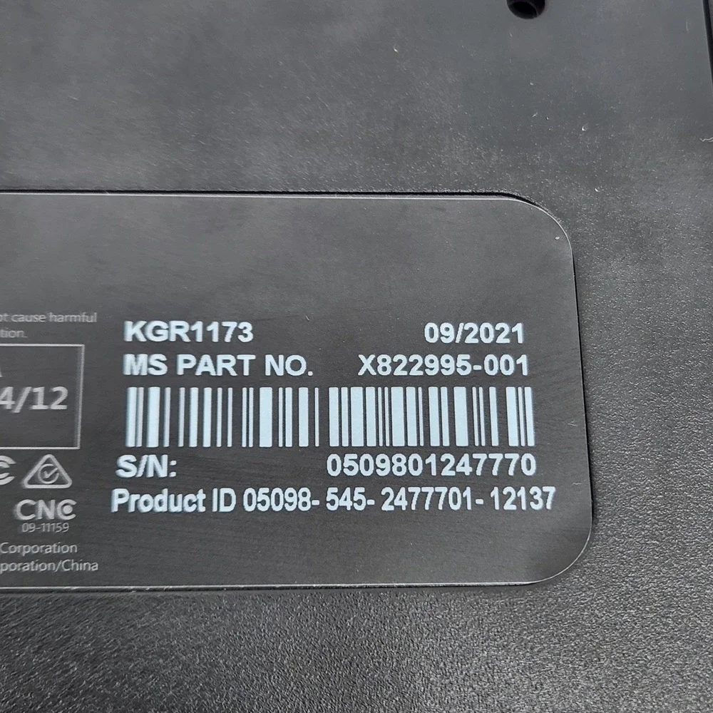 Microsoft Sculpt Ergonomic Keyboard Model 1773 Wireless No Dongle‎ Tested
